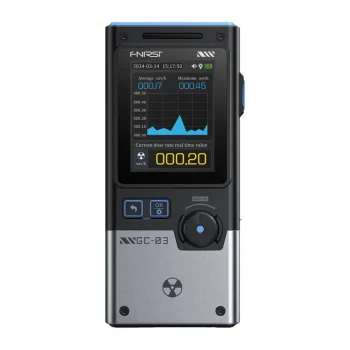 Jonizuojančiosios spinduliuotės detektorius FNIRSI GC-03 BK, 2.4" LCD
