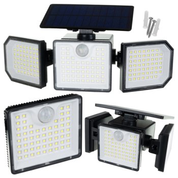 Soliarinis LED sodo šviestuvas Izoxis 24633 su pulteliu, 167 LED, 500 lm