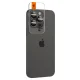 Spigen Optik Pro L-Series EZ Fit kameros apsauginis stiklas iPhone 14/15/16/17 Pro/Max, juodas/raudonas
