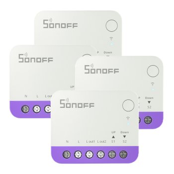 Išmanusis žaliuzių jungiklis Sonoff MINI-RBS WiFi Matter, 4 vnt.