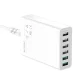Blitzwolf BW-S15 6-Portų USB įkroviklis, 60W, QC 3.0, baltas