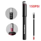 Dviračio rankinė pompa Rockbros SMART-B 150 PSI Presta ir Schrader vožtuvams, juoda