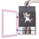 Wooden A4 Photo Frame with Storage Compartment, Pink