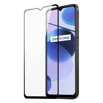 Dux Ducis 9D apsauginis stiklas telefonui Realme C35, 9H, juodas