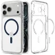 Spigen Ultra Hybrid MagSafe dėklas iPhone 18 Pro Max / 17 Pro Max, skaidrus tamsiai mėlynas