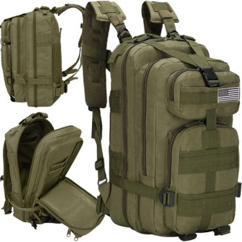 Trizand karinė kuprinė XL, 35L, žalia