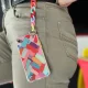 Dėklas iPhone 8 Plus / iPhone 7 Plus Color Chain Case su grandinėlės pakabuku, įvairiaspalvis