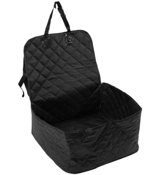 Car Seat Cover Carpet Playpen Bag for Dogs, Black