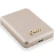 Guess Metal Script Logo MagSafe išorinė baterija 5000mAh, auksinė