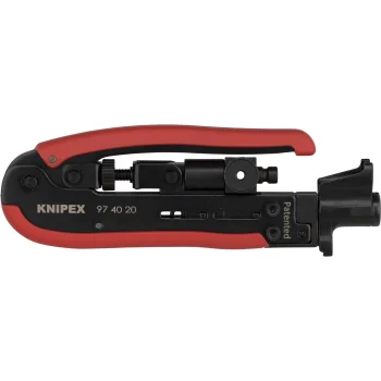 Užspaudimo replės KNIPEX 97 40 20 SB F, BNC ir RCA jungtims