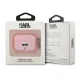Karl Lagerfeld AirPods Pro dėklas Karl\'s Head Glitter, rožinis