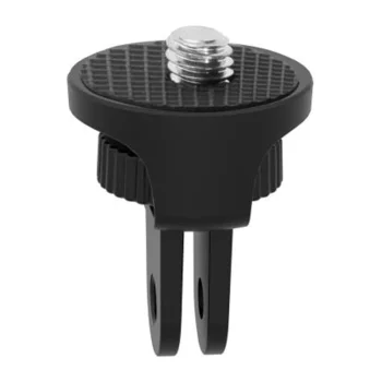 PULUZ veiksmo kamerų trikojo adapteris su 1/4" sriegiu ir 360° sukimu, Black