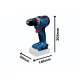 Akumuliatorinis gręžtuvas-suktuvas Bosch GSR 18V-52 su 2x 2.0Ah akumuliatoriais ir krovikliu