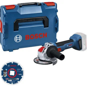 Akumuliatorinis kampinis šlifuoklis Bosch GWX 18V-8, 18V, 125 mm, X-LOCK