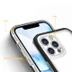 Hybrid Armor Clear 3in1 dėklas iPhone 12 Pro Max, juodas rėmelis