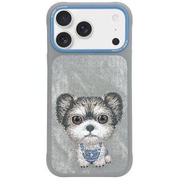 Nimmy iPhone 17 Pro Case Big Eyed Pet 2.0 Dog, Gray
