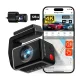 Vaizdo registratorius REDTIGER F4 Pro WiFi 4K + 1080p, 128 GB