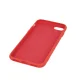 Matinis silikoninis dėklas Samsung Galaxy S23 Ultra (SM-S918), raudonas