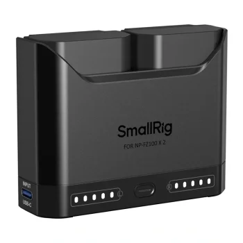 SmallRig 5483 NP-FZ100 rinkinys: 2 akumuliatoriai ir dviejų kanalų įkroviklis
