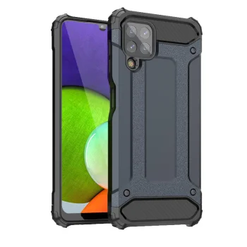 Dėklas Samsung Galaxy A22 4G Hybrid Armor, mėlynas
