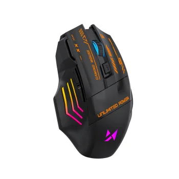 Belaidė optinė žaidimų pelė Wozinsky WMGB-1179 3200 DPI, juoda