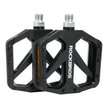 Rockbros BP2602 nailoniniai dviračių pedalai, juodi