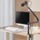 Aliuminis mikrofono stovas NanoRS RS471, juodas