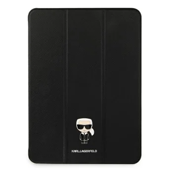 Karl Lagerfeld Saffiano Ikonic dėklas iPad Pro 12.9" (2021), juodas