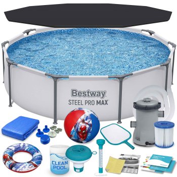 Karkasinis baseinas Bestway 56408, 305x76 cm (rinkinys 17-in-1)