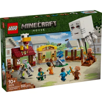 LEGO Minecraft 21273 The Ghast Balloon Village Attack