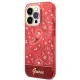 Guess dėklas iPhone 14 Pro Max telefonui Bandana Paisley, raudonas