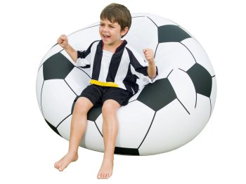 Pripučiamas fotelis Bestway Futbolo kamuolys, 114 x 112 x 71 cm