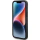 Guess 4G Triangle Metal Logo dėklas iPhone 13 / 14 / 15, juodas