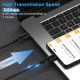 USB-C į USB-C laidas Maclean MCE492, 100W, PD, 10 Gbps, 5A, 2 m, juodas