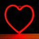 Forever Light LED Neonas Širdis Raudonas USB / Baterijos