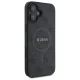 Guess 4G Ring Classic Logo MagSafe dėklas telefonui iPhone 16, juodas