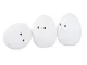 Vaikų LED naktinė lemputė Kiaušinis, RGB, silikoninė, USB, balta