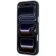 Karl Lagerfeld Grained Elongated Logo MagSafe dėklas iPhone 17/18 Pro Max, juodas