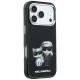 Karl Lagerfeld IML Karl&Choupette Sketch MagSafe dėklas iPhone 17 Pro / 18 Pro, juodas