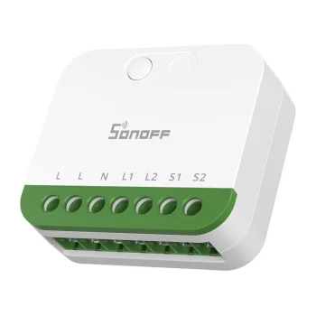 Išmanusis jungiklis Sonoff MINI-2GS Matter, 2 kanalų, 16A