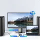 Ugreen DisplayPort ir USB-C į USB-C vaizdo jungiklis 8K 60Hz 65878, pilkas