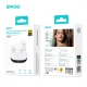 BWOO BW40 belaidės Bluetooth TWS ausinės su ANC ir LED ekranu, baltos