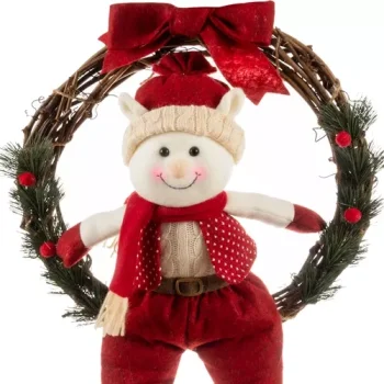 Kalėdinis durų vainikas Ruhhy Elf, 36 cm