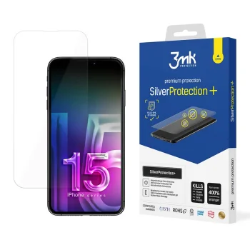 Apsauginė plėvelė 3Mk SilverProtection+ skirta Apple iPhone 15