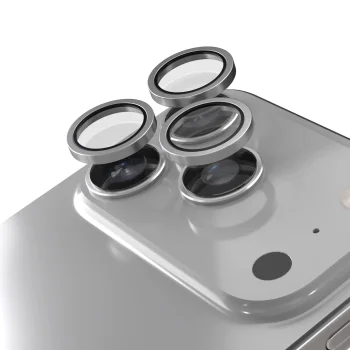 Etteri kameros apsauginis stiklas iPhone 17 Pro / 17 Pro Max, pilkas