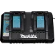 Akumuliatorių ir kroviklio rinkinys Makita 198077-8 (2x BL1860B 18V 6.0Ah + DC18RD + MAKPAC)