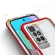 Dėklas Xiaomi Redmi 10 Hybrid Armor Clear 3 in 1, raudonas