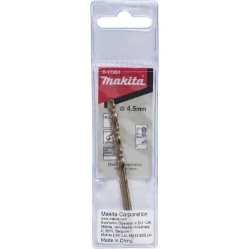 Metalo grąžtas Makita HSS-Co 4.5 x 80 mm D-17354
