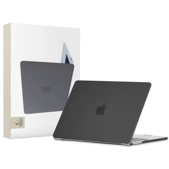 Tech-Protect SmartShell dėklas MacBook Air 13" M2 / M3 (2022-2024), matinė juoda