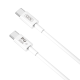 XO NB-Q190A PD USB-C - USB-C laidas, 1.0m, 60W, baltas